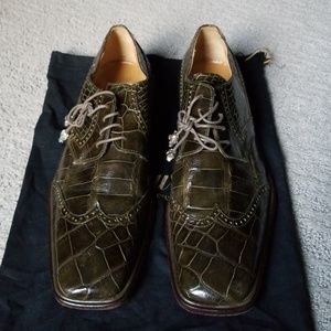 Genuine alligator shoes